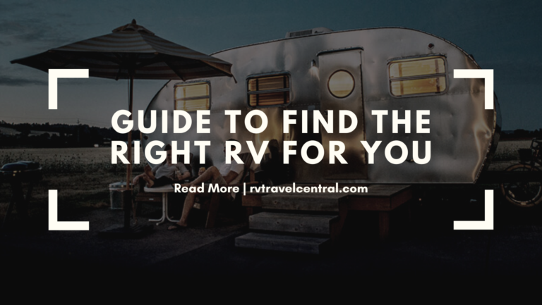 Read more about the article Guide to Find the Right RV for You